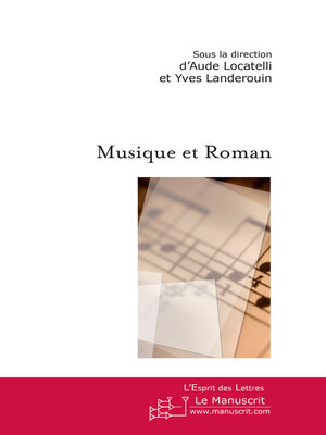 cover image of Musique et roman